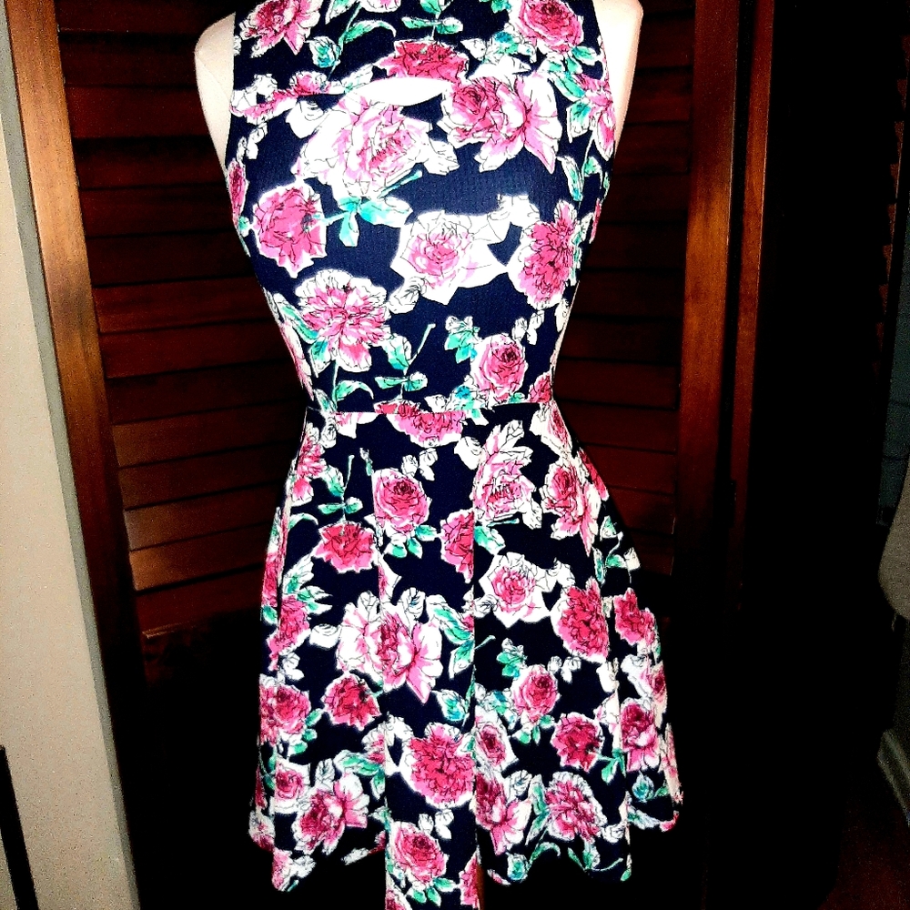 Aqua dress ( from Bloomingdale Direct  )